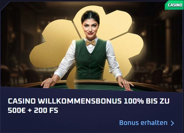 Sportaza Casino welcome bonus: 100% up to 500€ + 200 FS